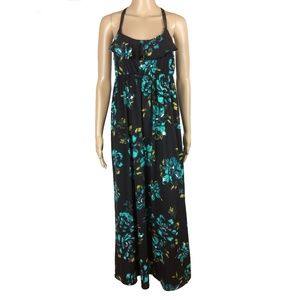 Elle floral ruffle bust dress